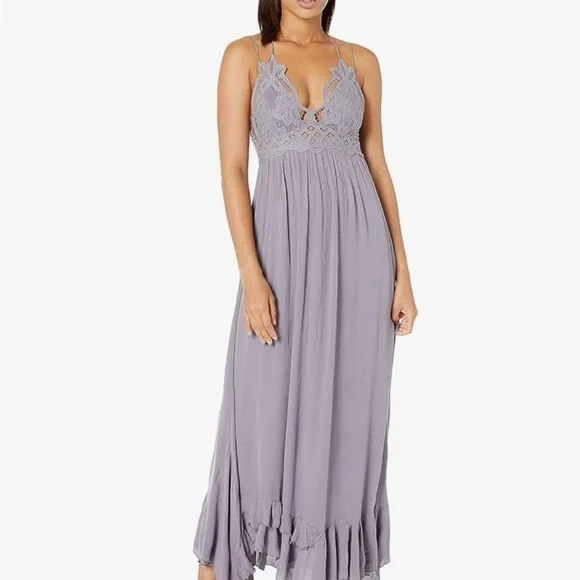 chinese dress ladies Free People Adella Sleeveless Maxi Slip Dress for Women